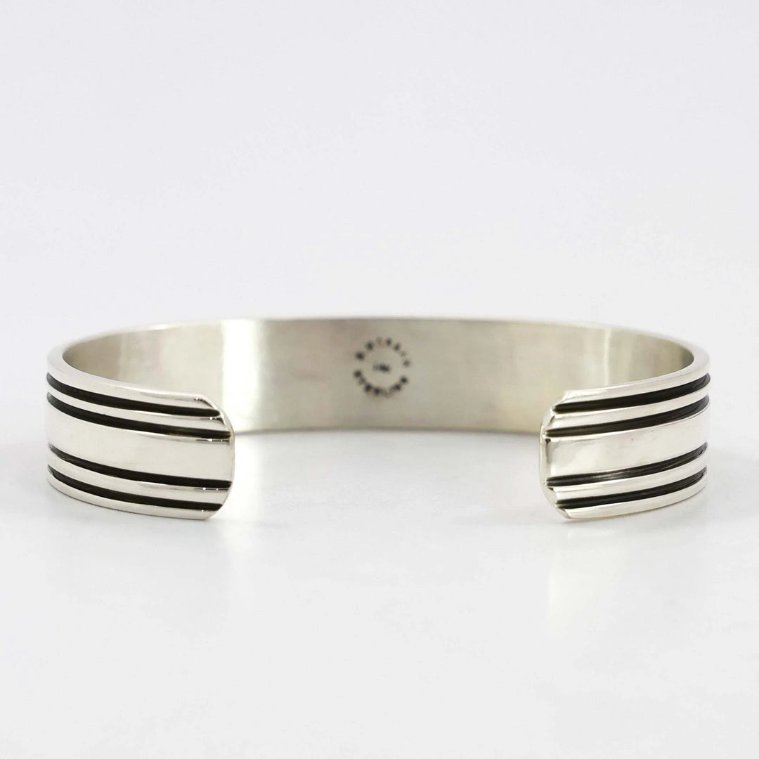 Gold on Silver Cuff
