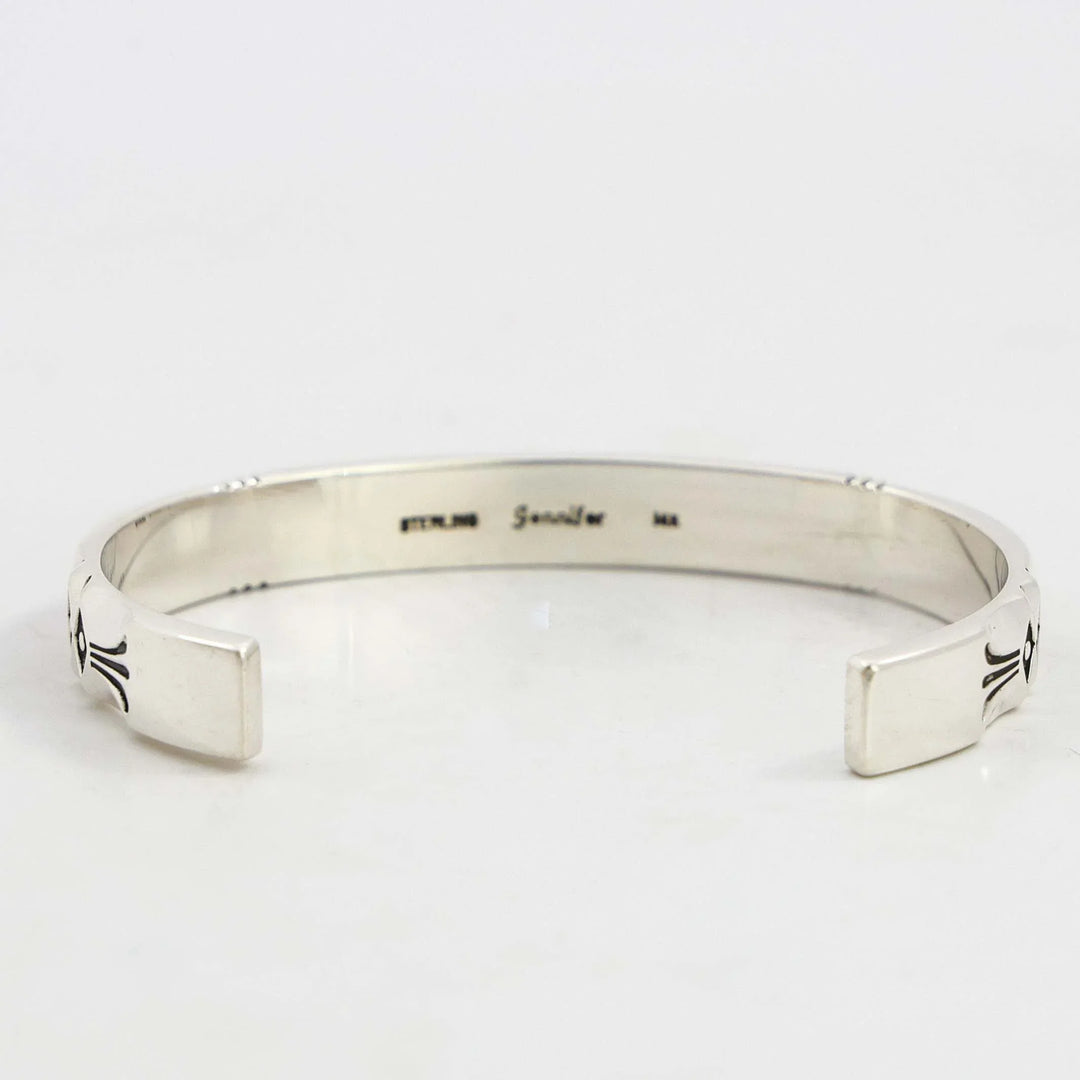 Gold on Silver Cuff