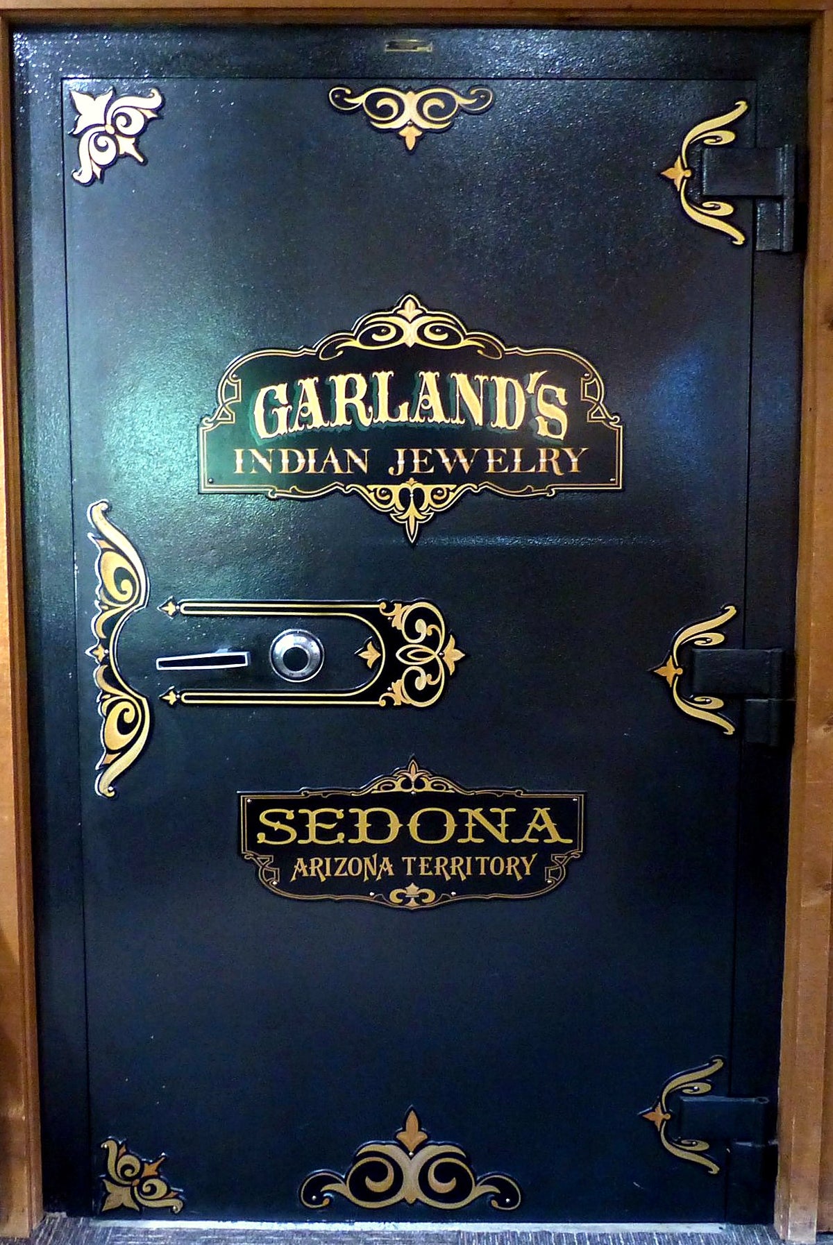 The painted vault door, Sedona, Arizona Territory