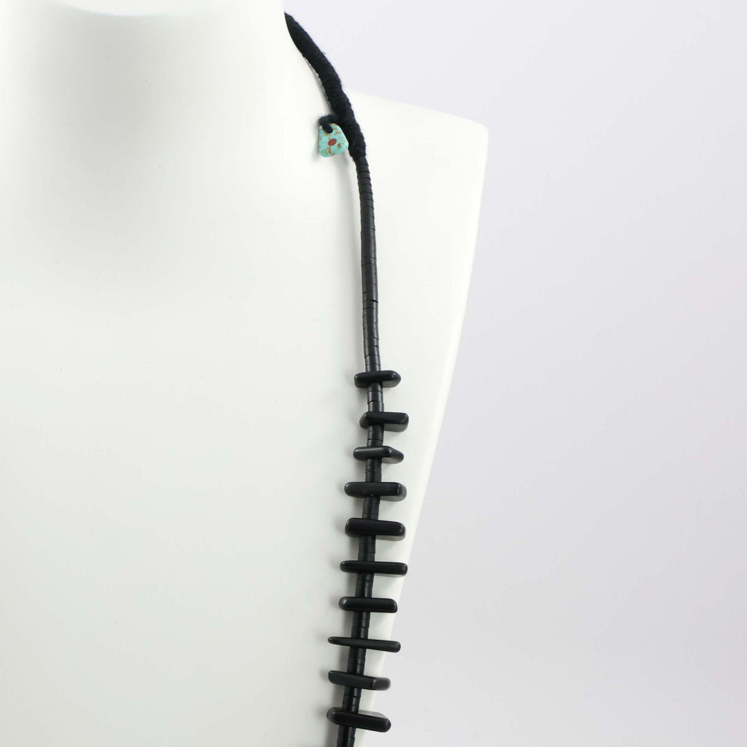 Jet Tab Necklace
