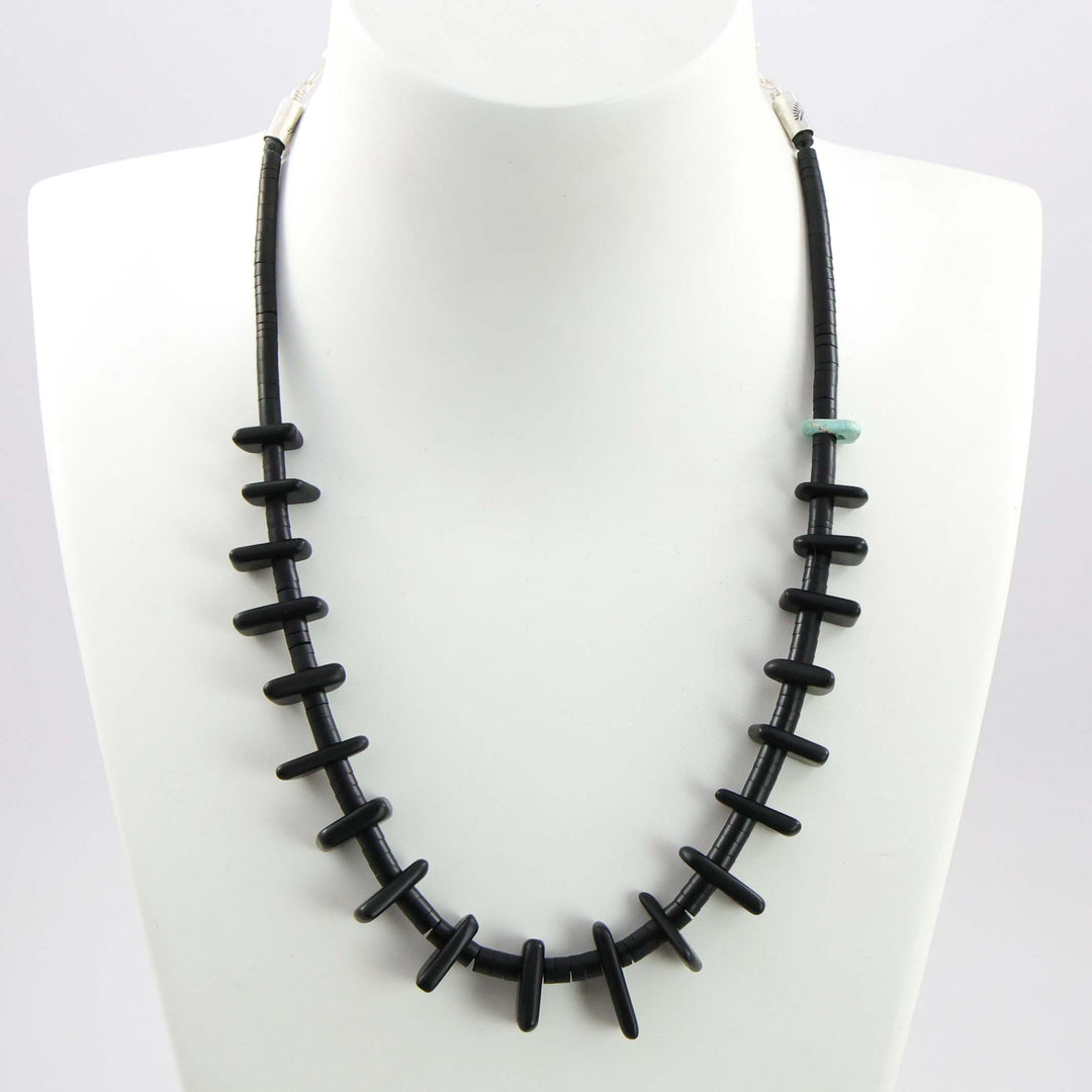 Jet Tab Necklace