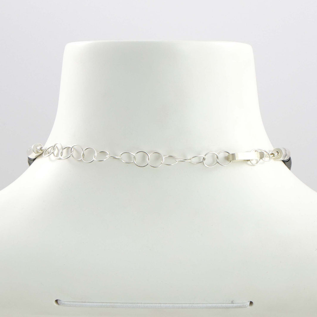 Jet Tab Necklace