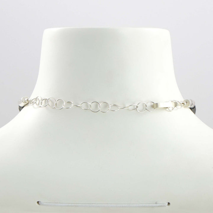 Jet Tab Necklace
