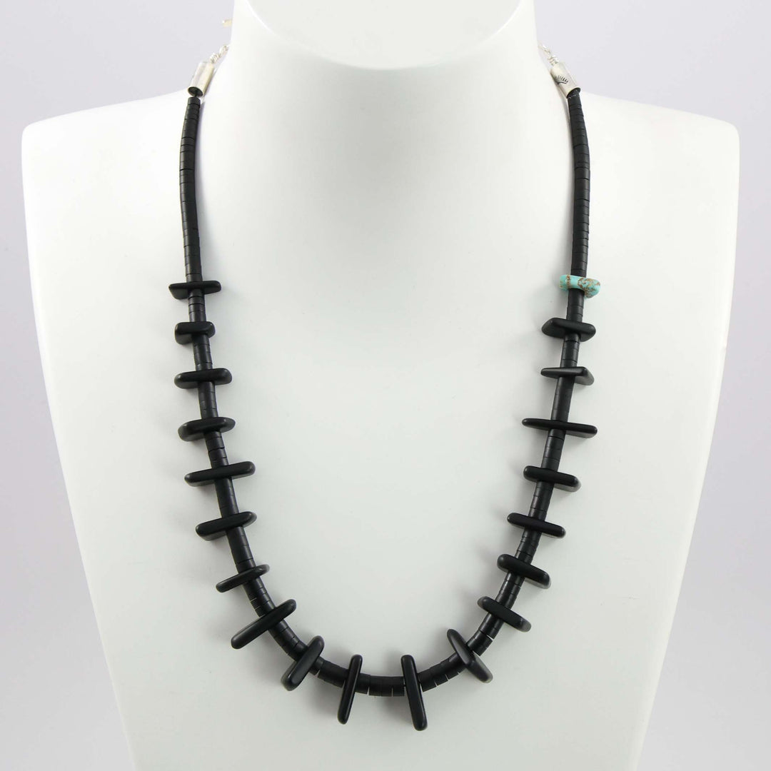 Jet Tab Necklace