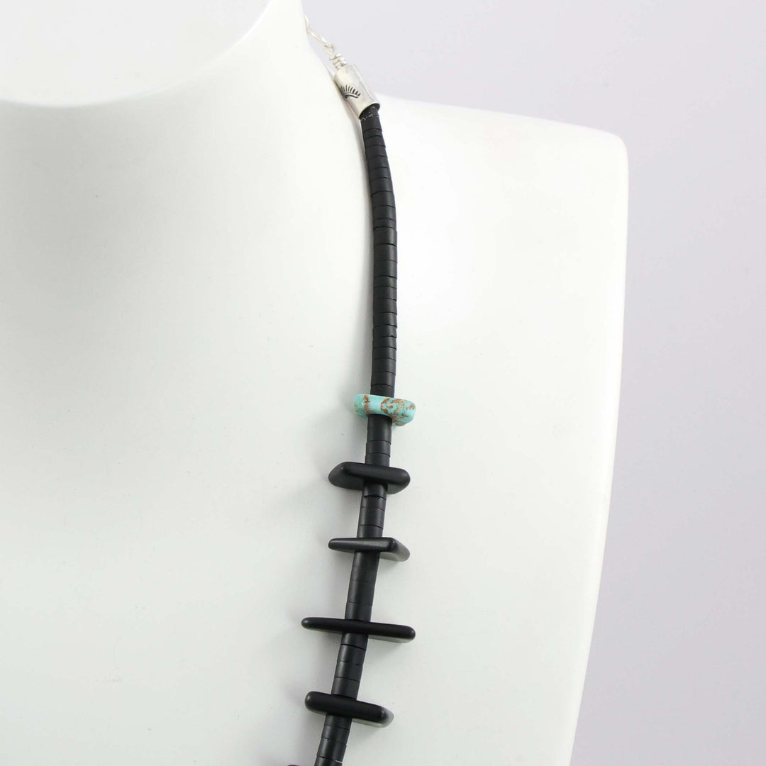 Jet Tab Necklace
