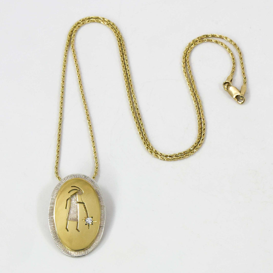 Starblower Pendant with Diamond