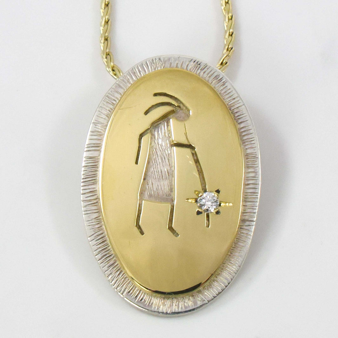 Starblower Pendant with Diamond
