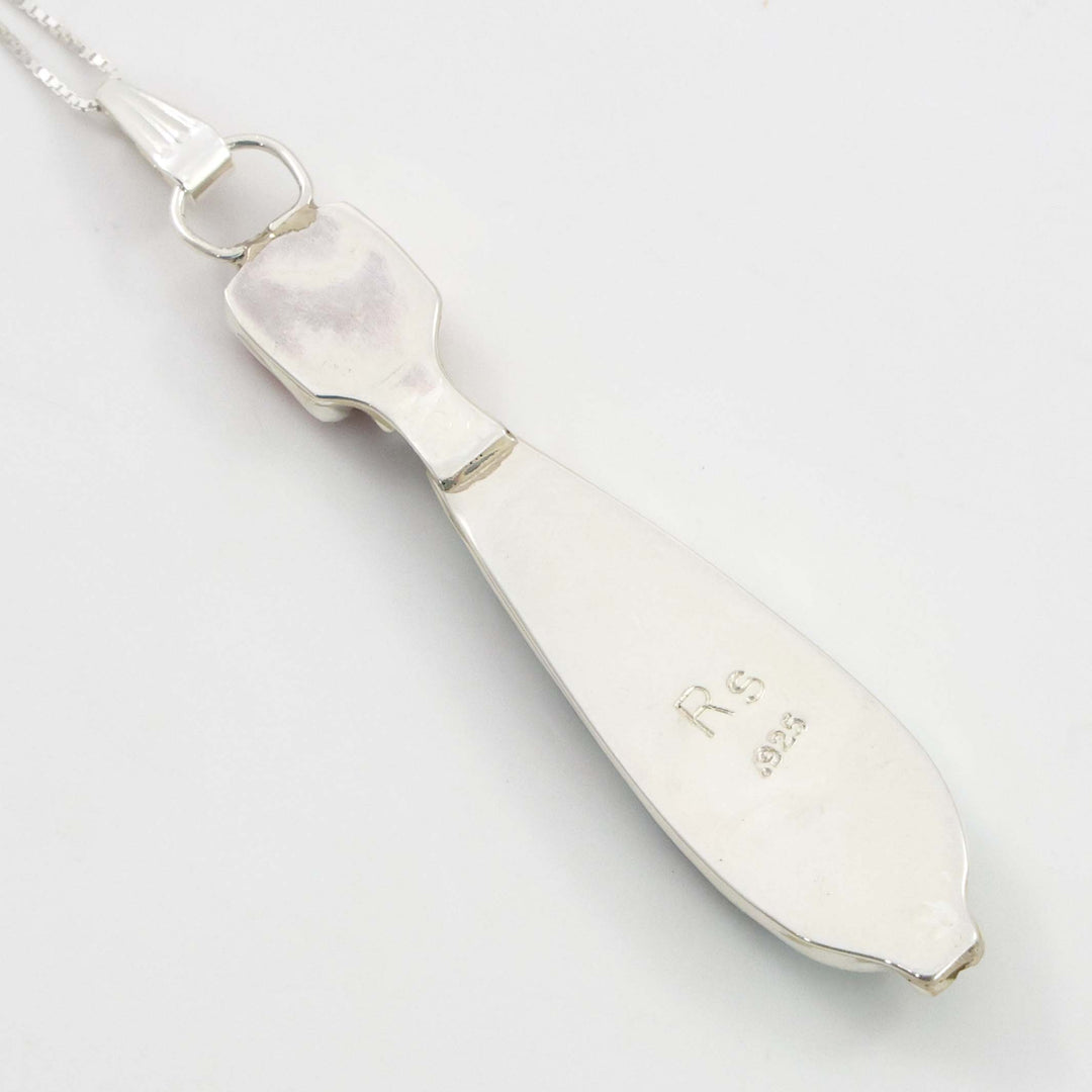 Turquoise and Spiny Oyster Pendant