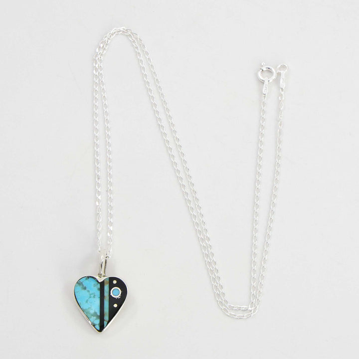 Inlay Heart Pendant