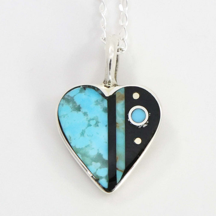 Inlay Heart Pendant