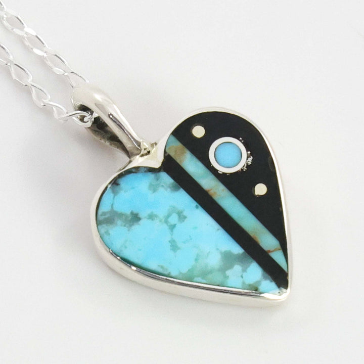 Inlay Heart Pendant