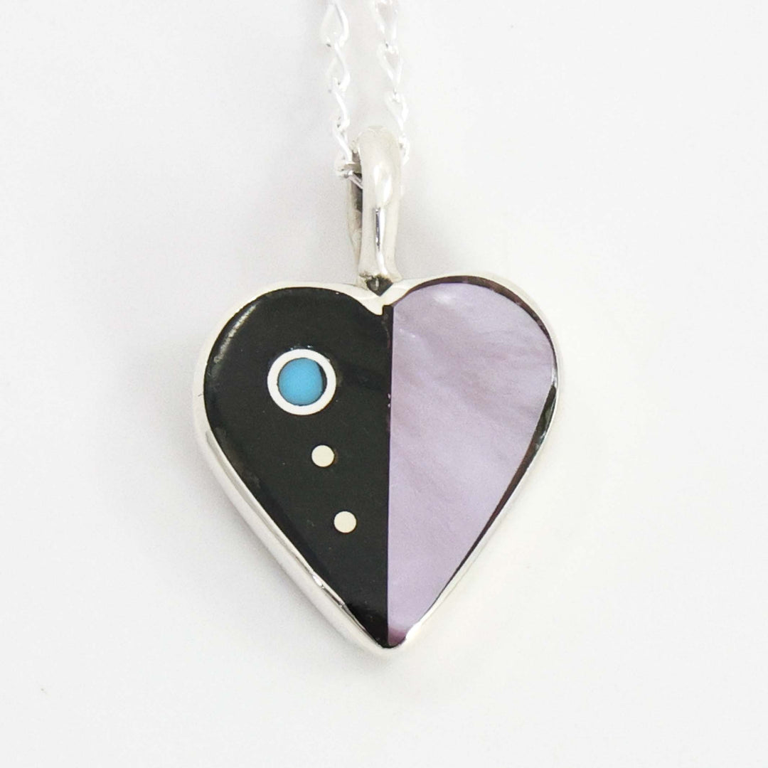 Inlay Heart Pendant