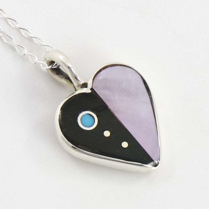 Inlay Heart Pendant