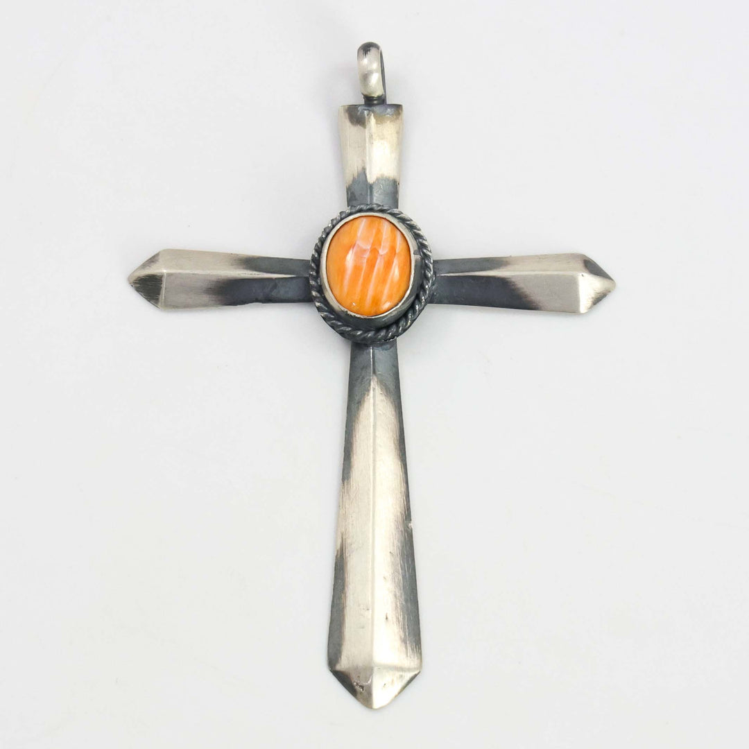 Spiny Oyster Cross Pendant