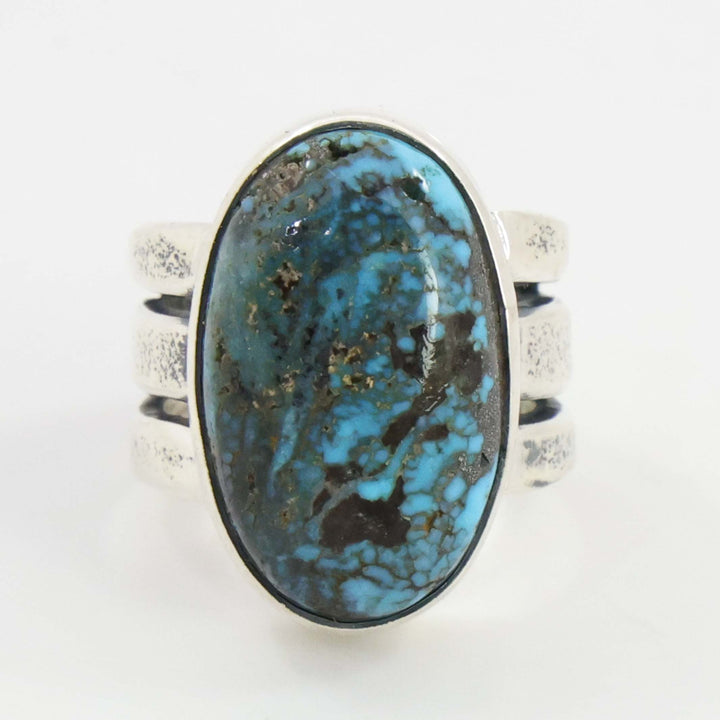 Blue Diamond Turquoise Ring