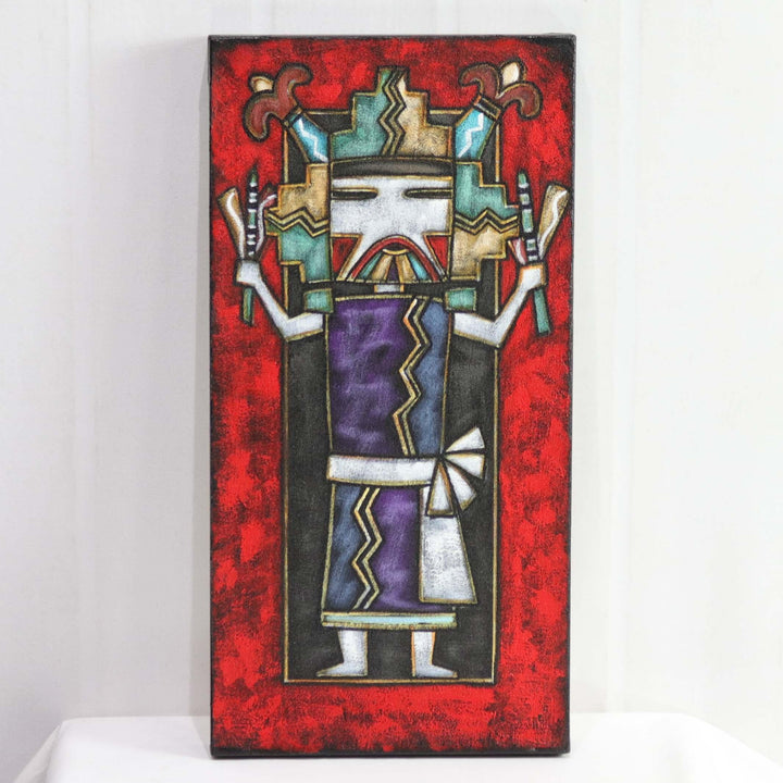 Butterfly Maiden Painting by Kevin Horace Quannie - Garland's