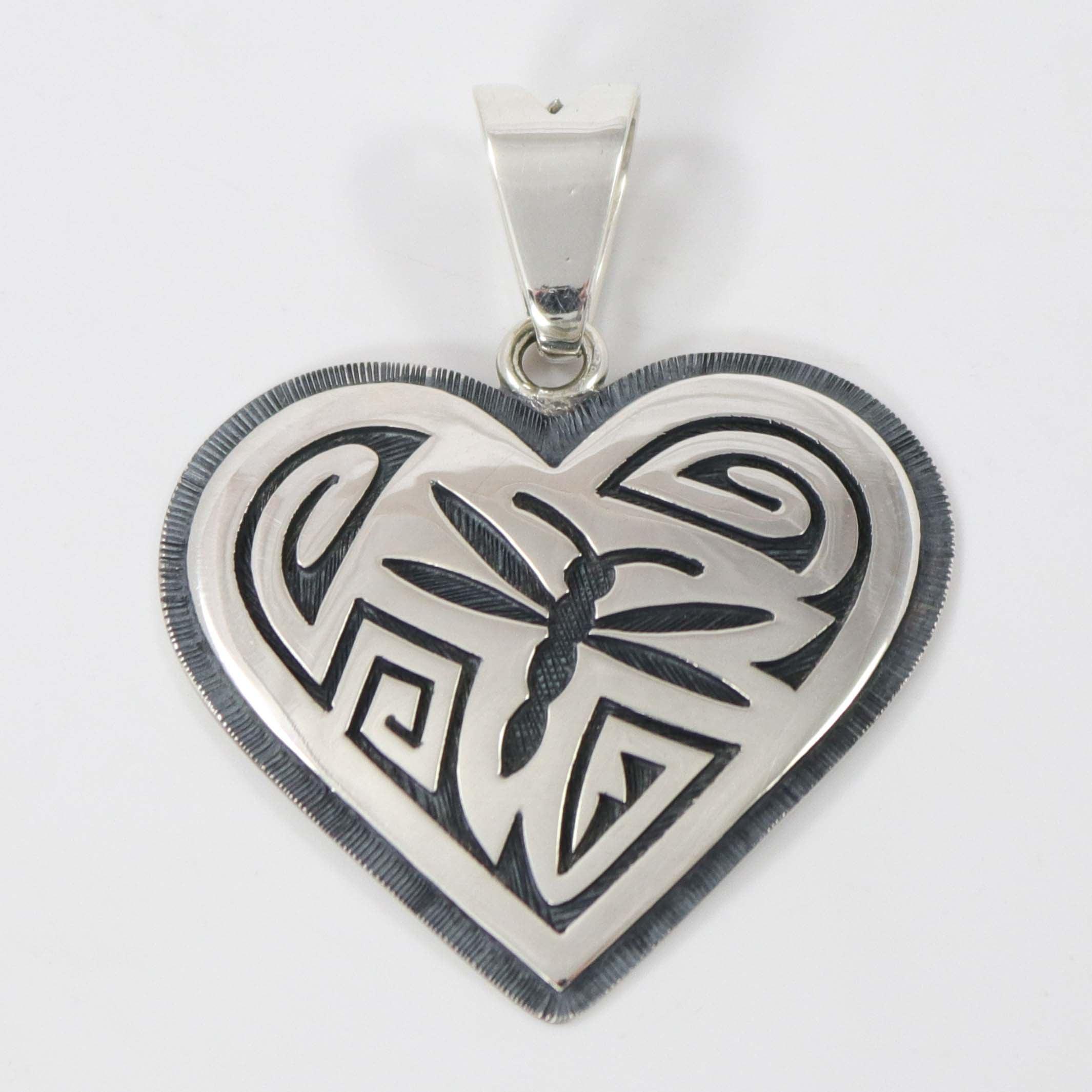 Dragonfly Heart Pendant – Garland's