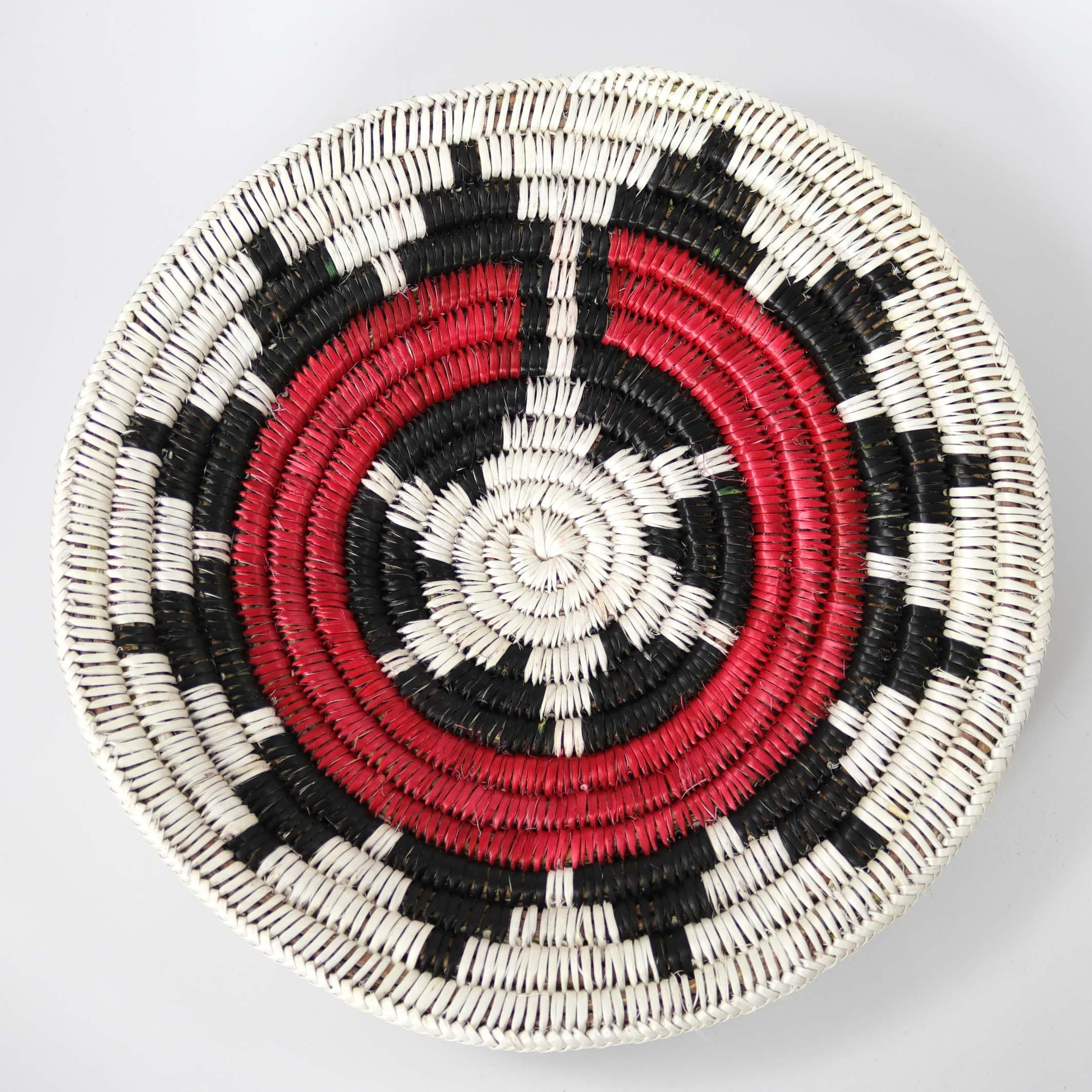 小物入れ Indian navajo Basket Navajo Style Deep Pueblo Basket 20