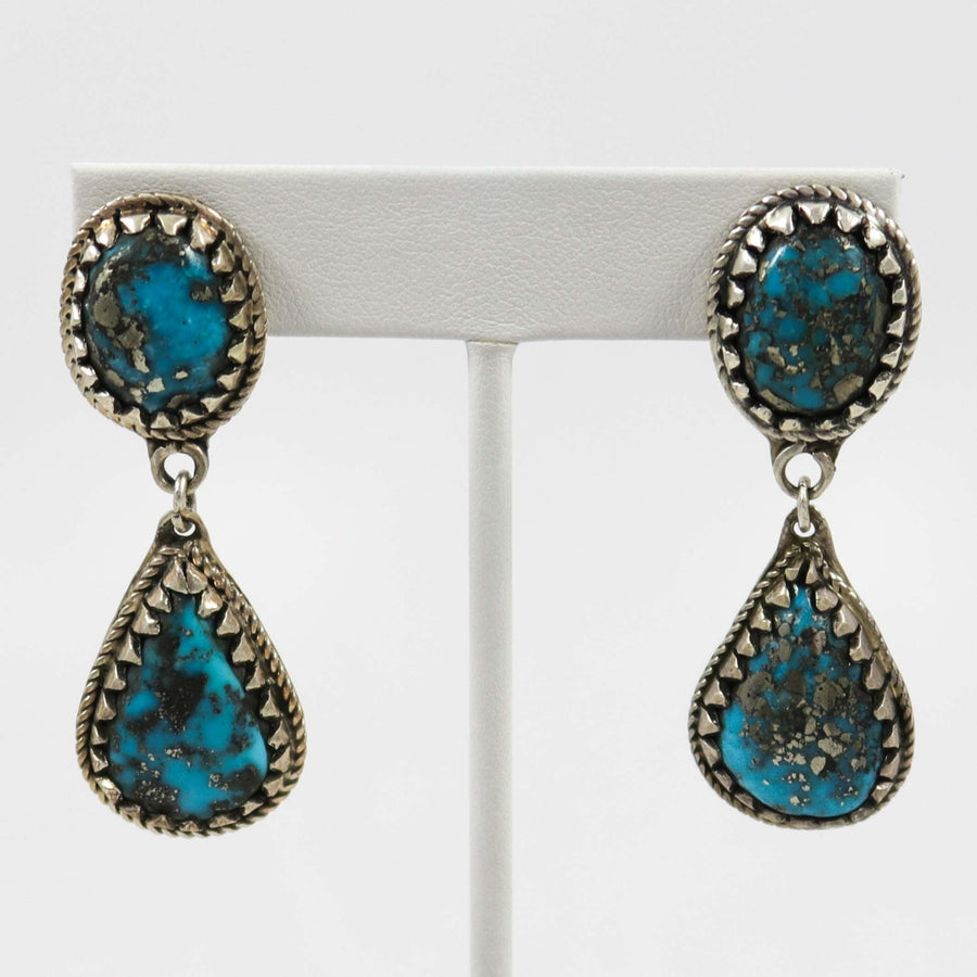 Persian Turquoise Earrings by Bob Robbins - Garland's