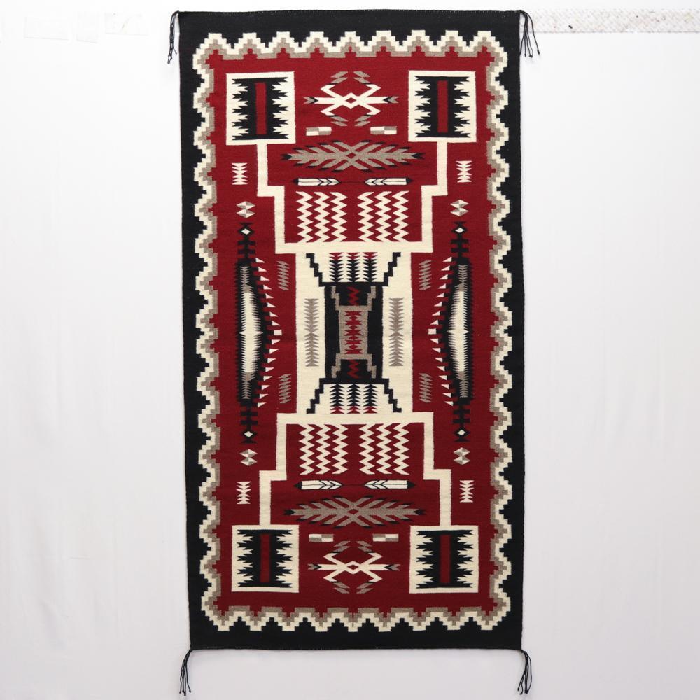 The Storm Pattern, A Symbolic Navajo Weaving Design - Garland's
