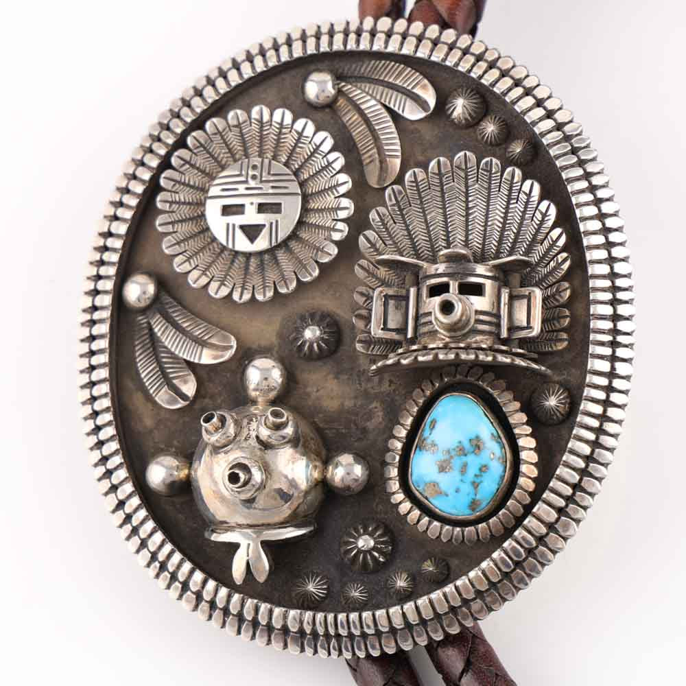 Three Kachina Bola Tie