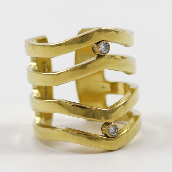 18k Gold Diamond Ring by Maria Samora - Garland's