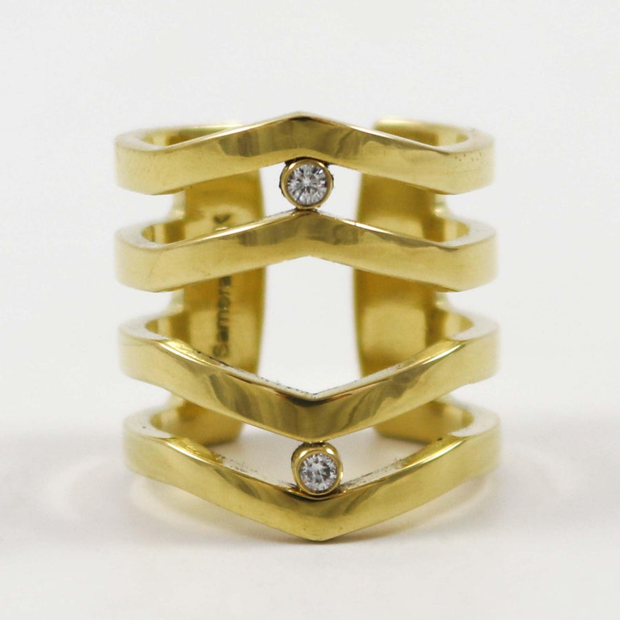 18k Gold Diamond Ring by Maria Samora - Garland's