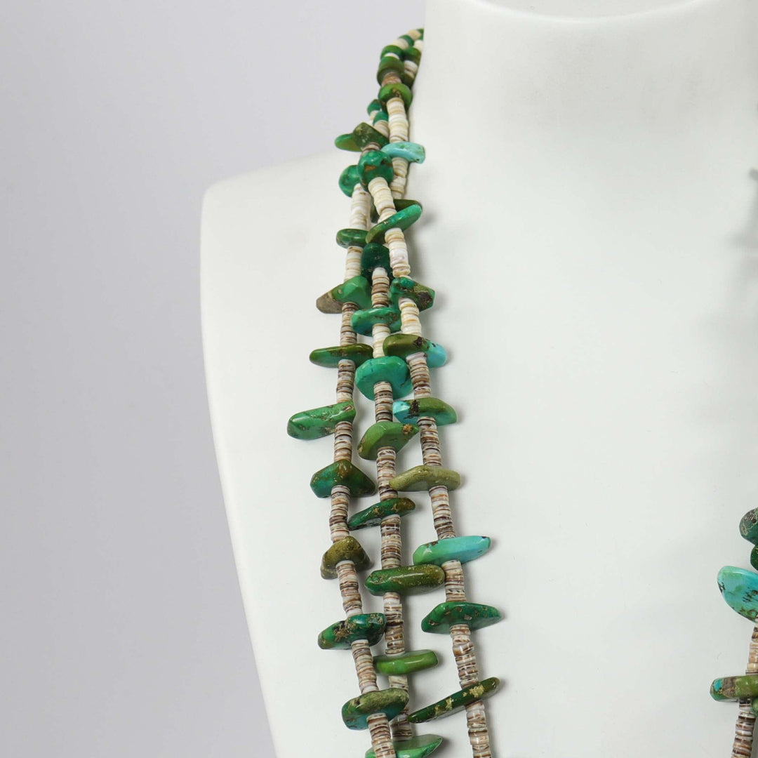 1930s Turquoise Jacla Necklace by Vintage Collection - Garland's