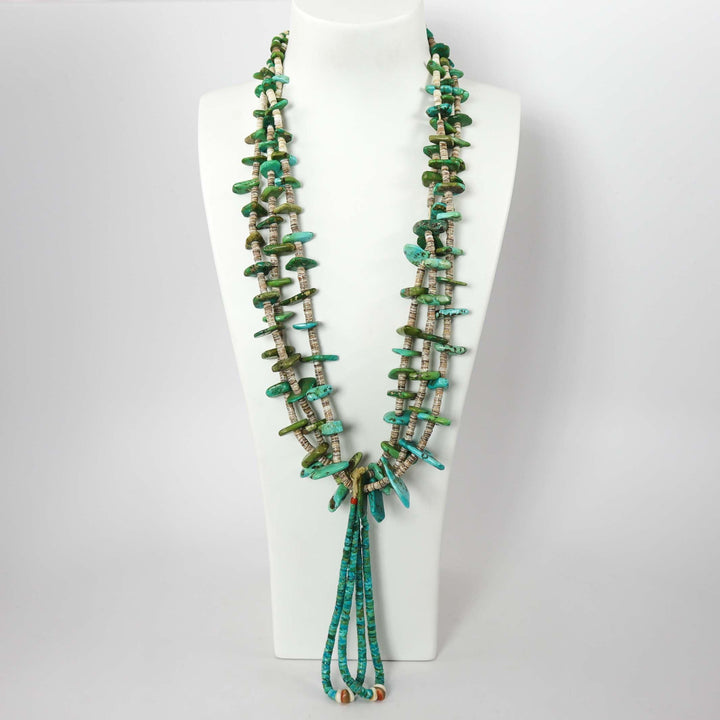 1930s Turquoise Jacla Necklace by Vintage Collection - Garland's