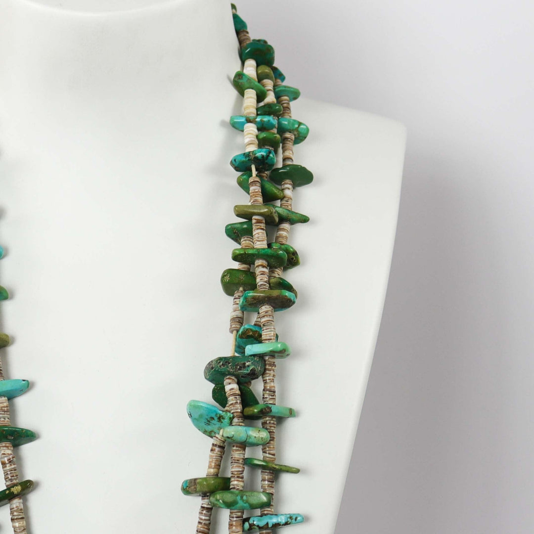 1930s Turquoise Jacla Necklace by Vintage Collection - Garland's