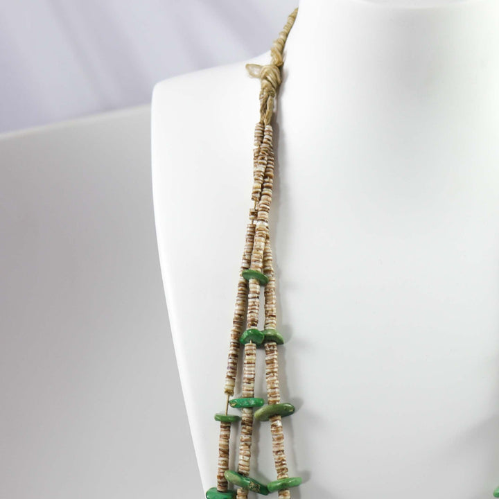 1930s Turquoise Tab Necklace by Vintage Collection - Garland's