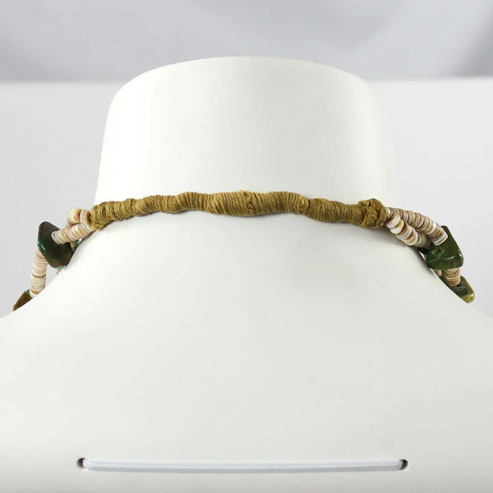 1930s Turquoise Tab Necklace by Vintage Collection - Garland's