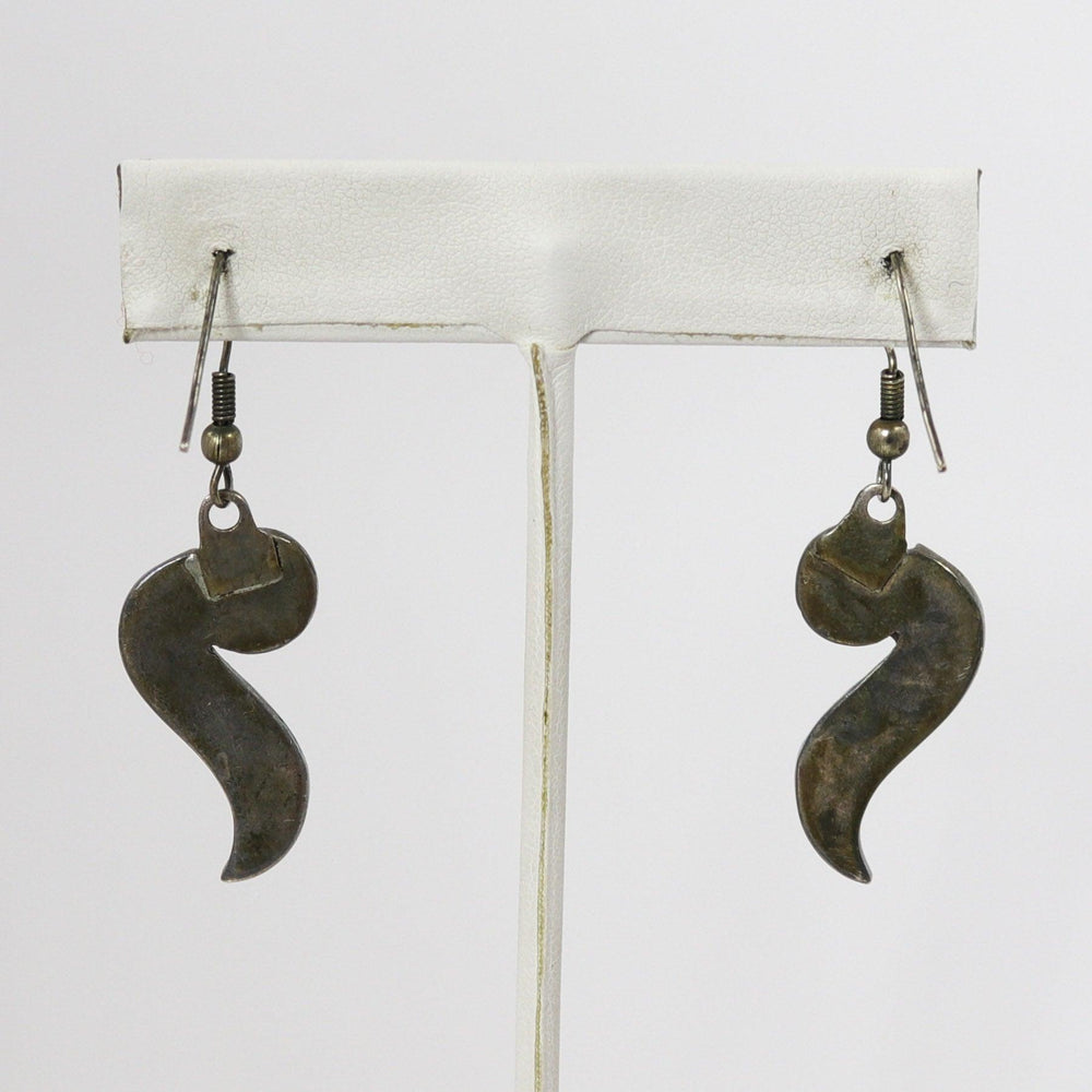 1940s Coral Inlay Earrings by Vintage Collection - Garland's