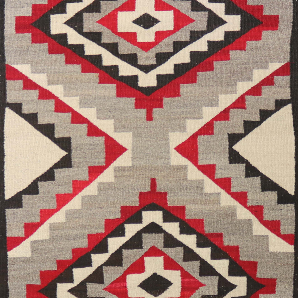 1940s Red Mesa Runner by Vintage Collection - Garland's