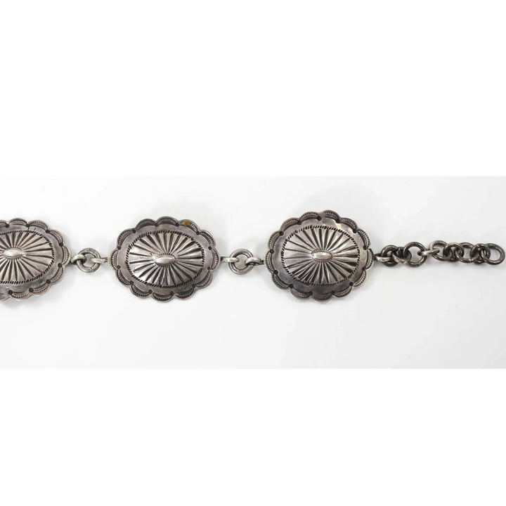 1940s Silver Concho Belt by Vintage Collection - Garland's