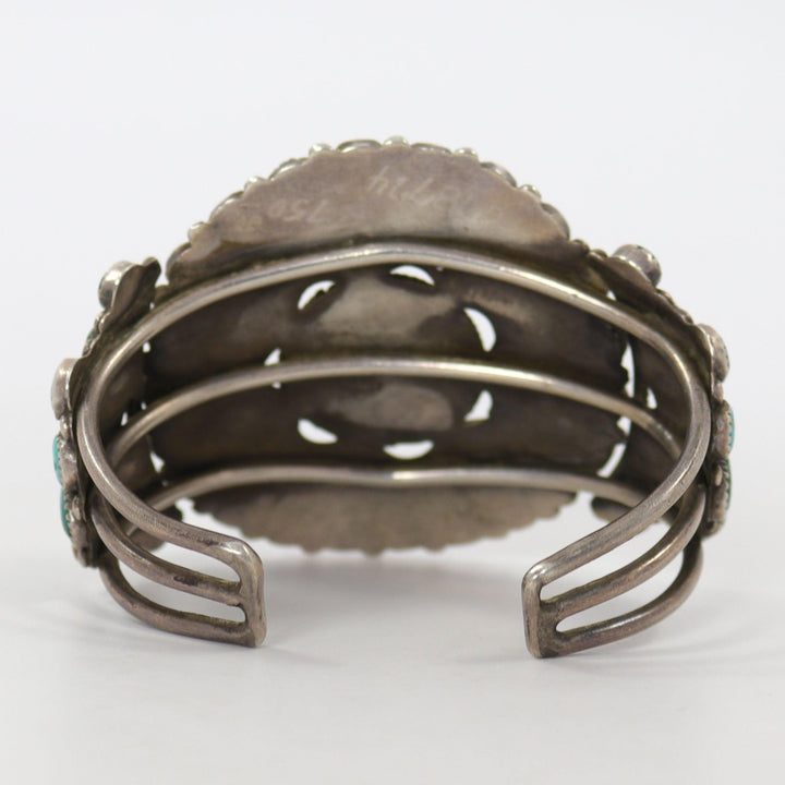 1940s Turquoise Cluster Cuff by Vintage Collection - Garland's