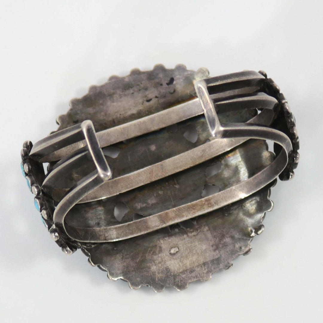 1940s Turquoise Cluster Cuff by Vintage Collection - Garland's