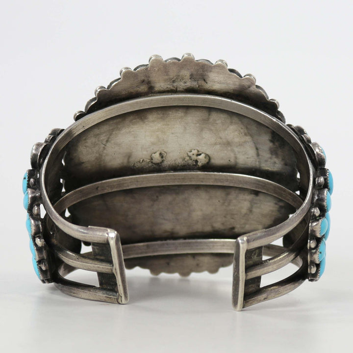 1940s Turquoise Cluster Cuff by Warren and Doris Ondelacy - Garland's
