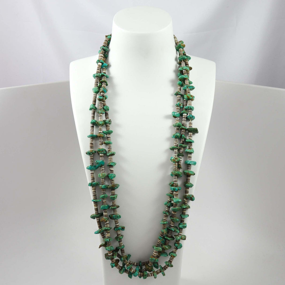 1940s Turquoise Necklace by Vintage Collection - Garland's