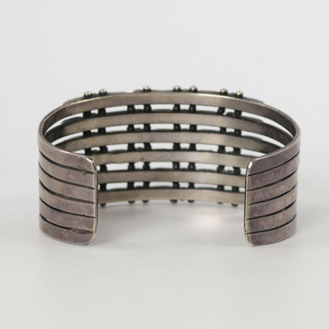 1940s Turquoise Row Bracelet by Vintage Collection - Garland's