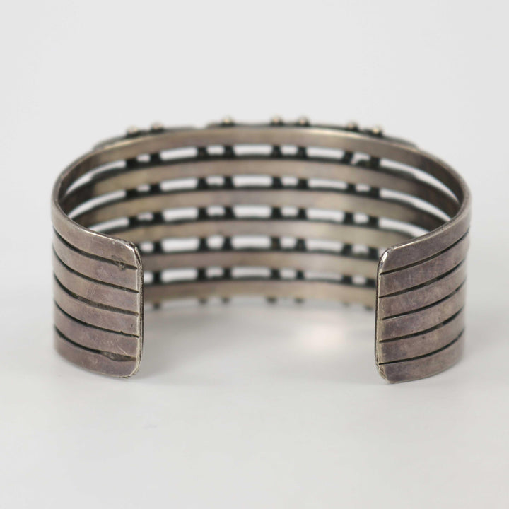 1940s Turquoise Row Bracelet by Vintage Collection - Garland's