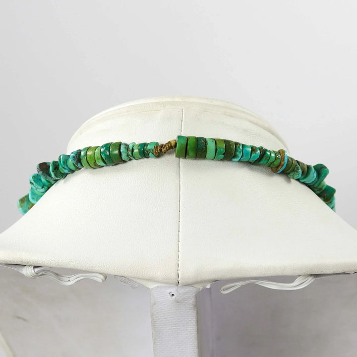 1940s Turquoise Tab Necklace by Vintage Collection - Garland's