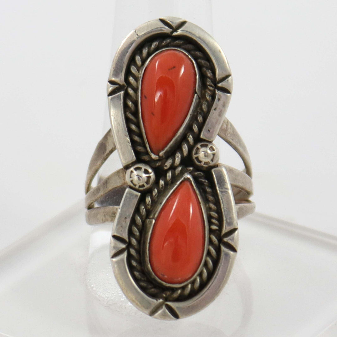 1950s Coral Ring by Vintage Collection - Garland's