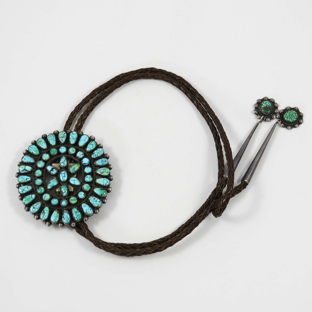 1950s Turquoise Bola Tie by Vintage Collection - Garland's