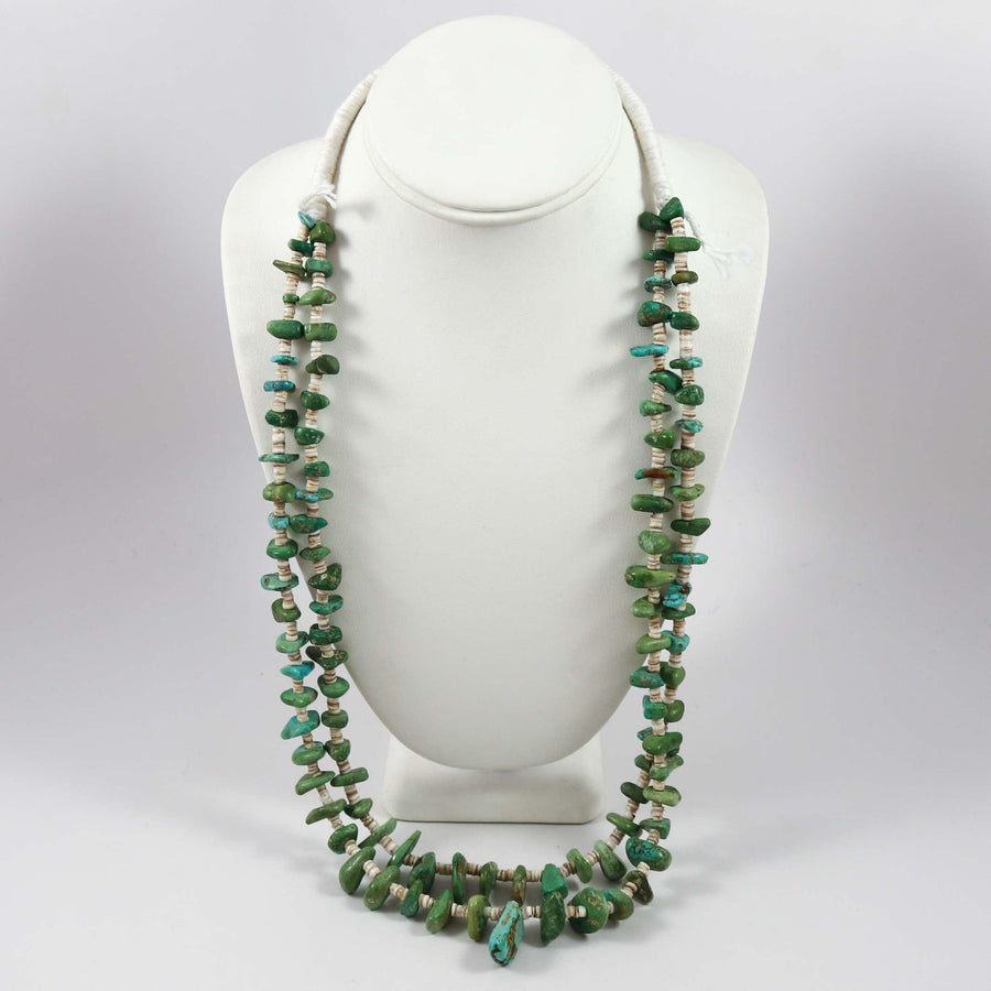 1950s Turquoise Nugget Necklace by Vintage Collection - Garland's