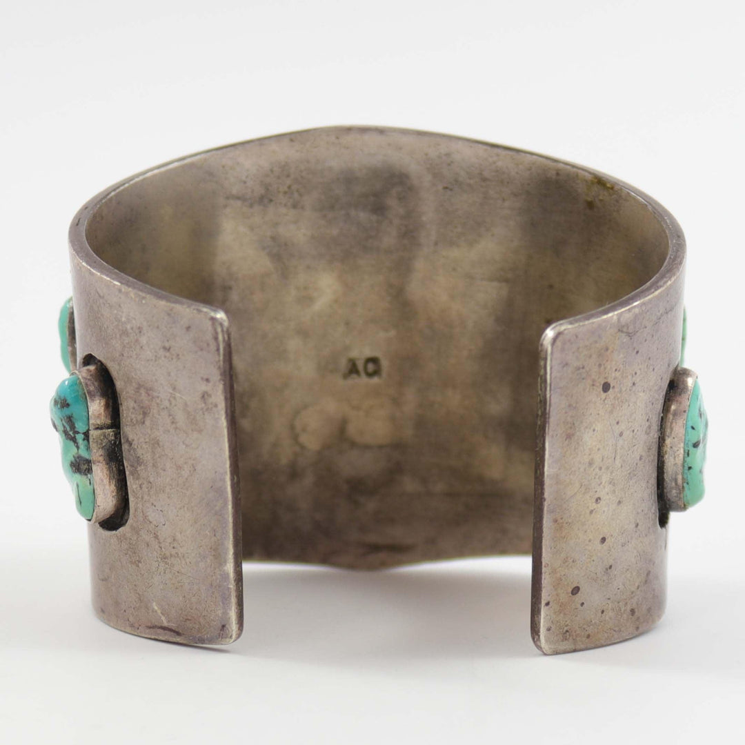 1950s Turquoise Shadowbox Cuff by Vintage Collection - Garland's