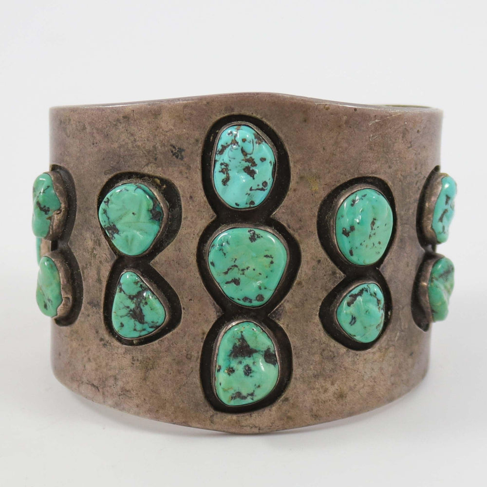 1950s Turquoise Shadowbox Cuff by Vintage Collection - Garland's