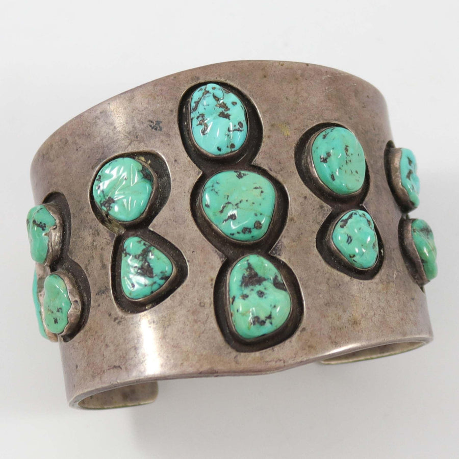 1950s Turquoise Shadowbox Cuff by Vintage Collection - Garland's