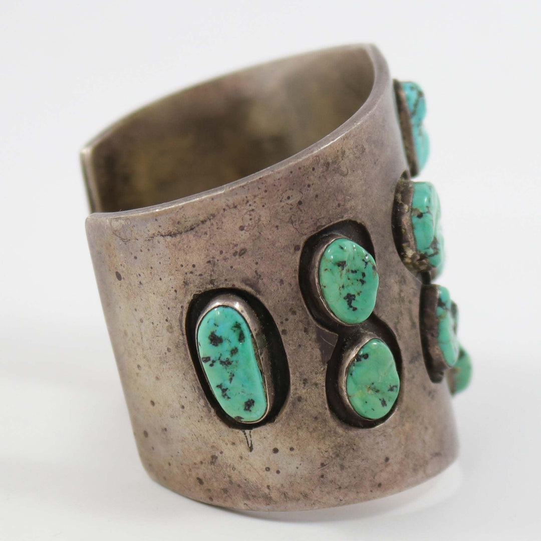 1950s Turquoise Shadowbox Cuff by Vintage Collection - Garland's
