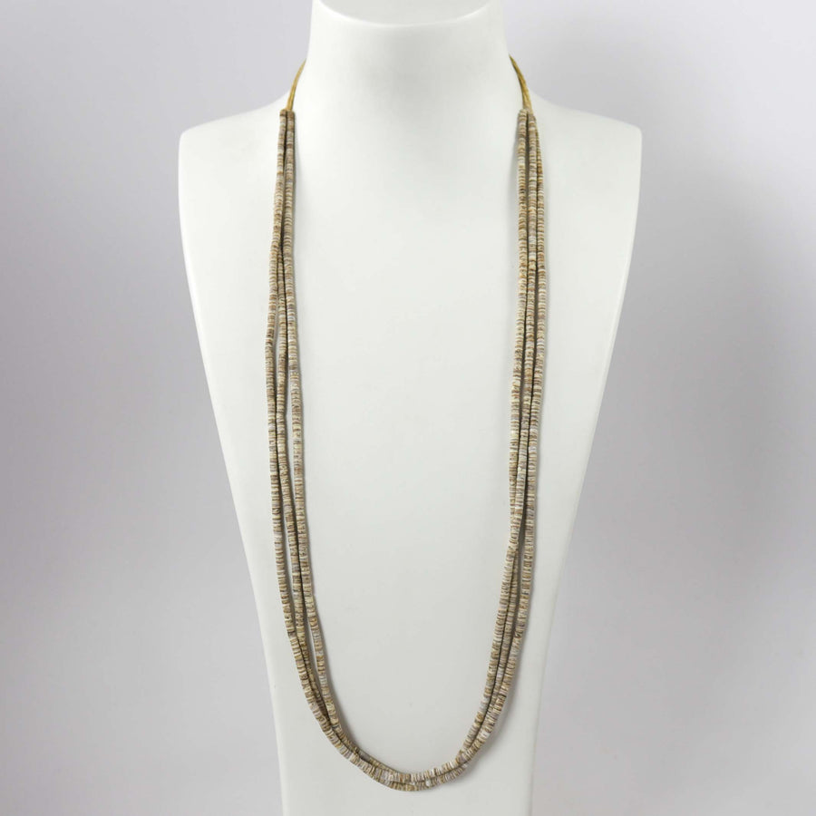 1960s Olive Shell Necklace by Vintage Collection - Garland's